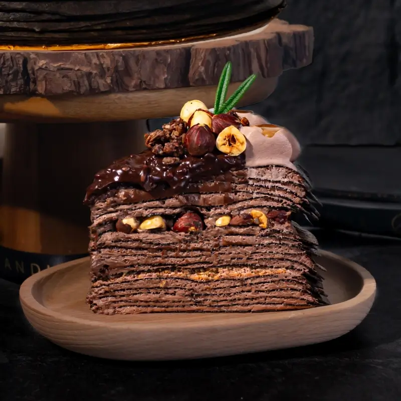 Callebaut® Hazelnut Dark Chocolate Crêpe - Image 5