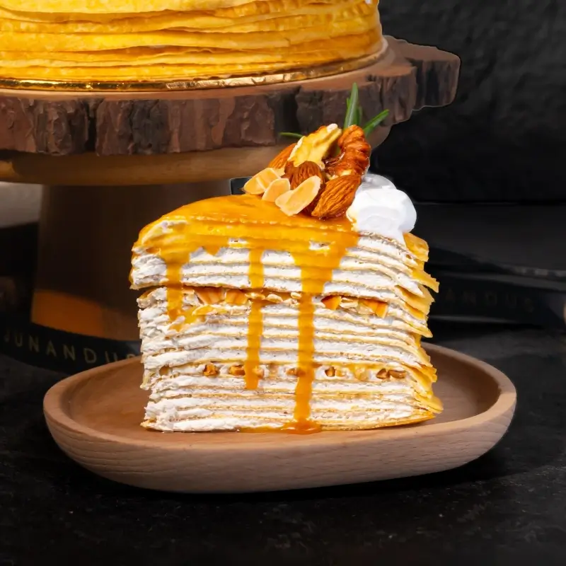 Salted ZERO Caramel Almond Vanilla Crêpe - Image 5