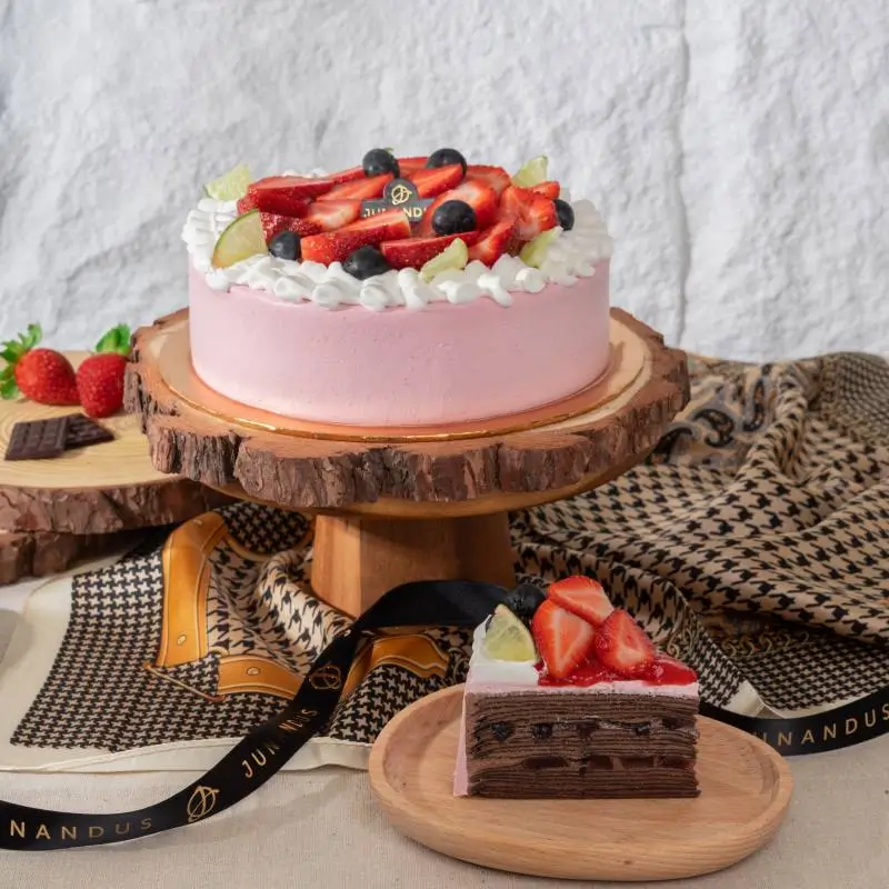 Antioxidant Berries Chocolate Yogurt Crêpe (Slice) - Image 5