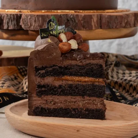 Callebaut® Gianduja Dark Chocolate Chiffonge® (Slice)