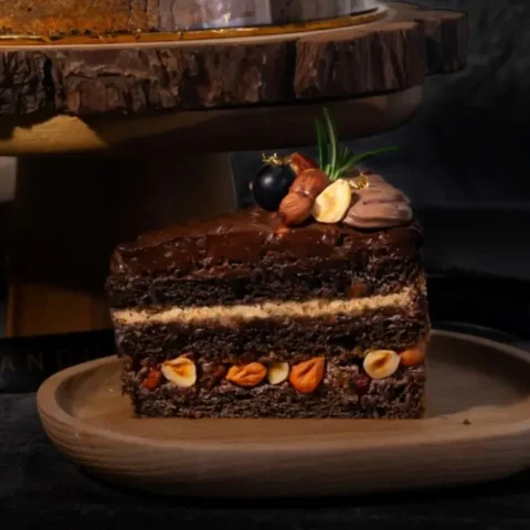 Callebaut® Gianduja Dark Chocolate Chiffonge® (Slice)