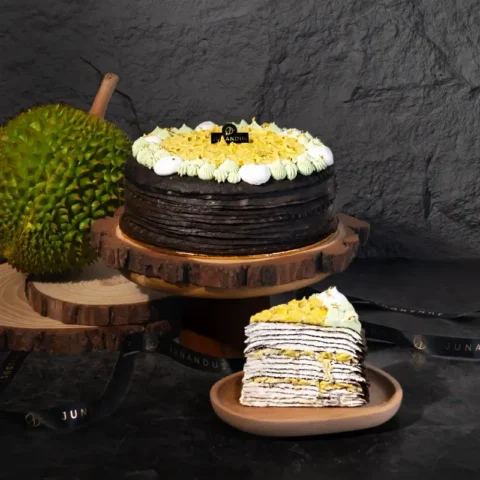 24K Musang King Durian Crêpe
