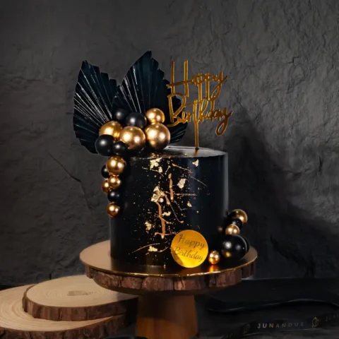 Midnight Black Designer Cake