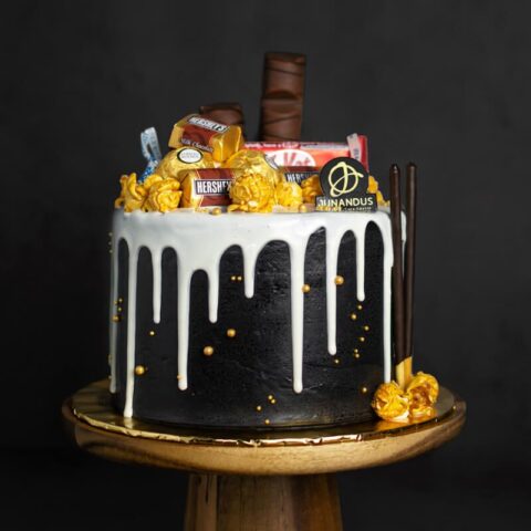 Midnight Black Designer Cake