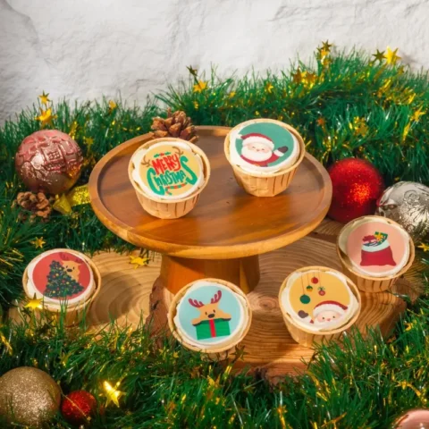 Jingle Giggle Cupcakes (6pcs)