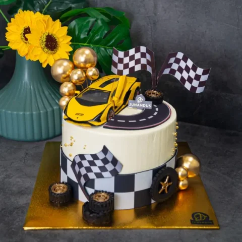 Lambo Theme Cake