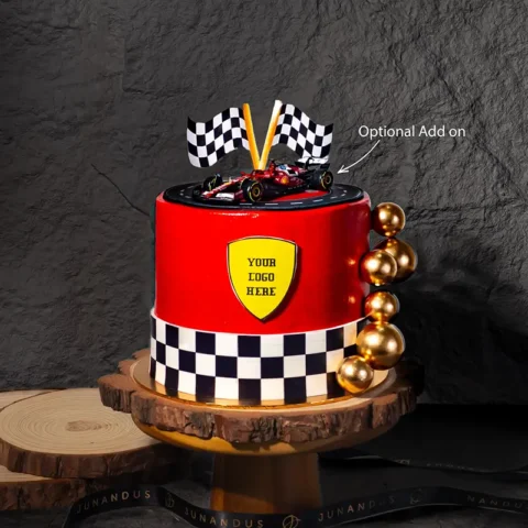 Racing Car Theme Cake
