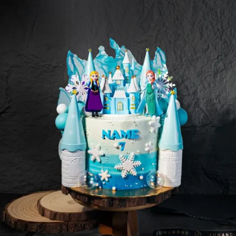 Snow Castle Theme Cake