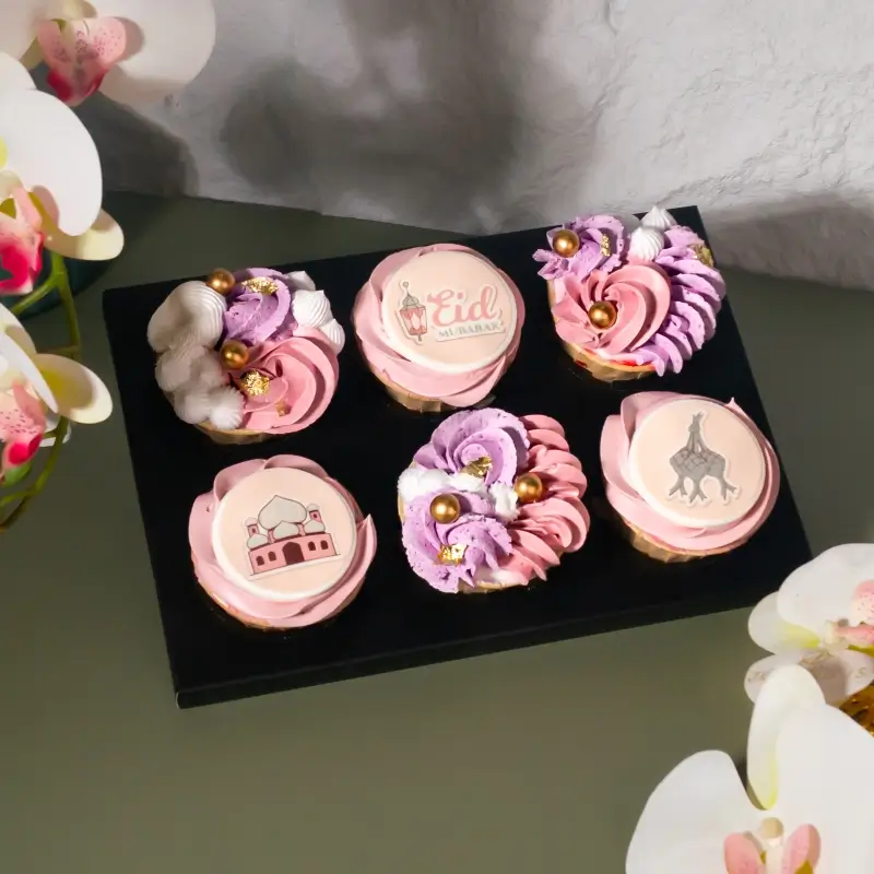 Raya Mubarak Cupcakes (6pcs) - Image 2