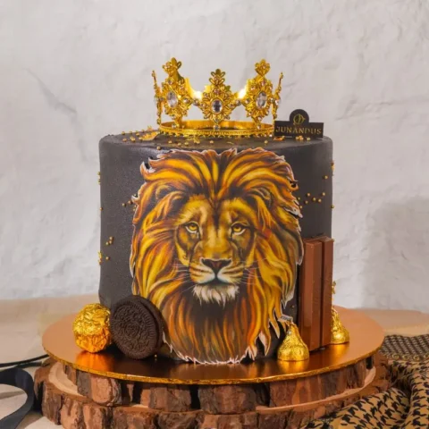 Majestic Lion Designer Cake