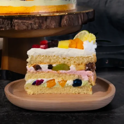 Rainbow Fruit Chantilly Chiffonge® (Slice)