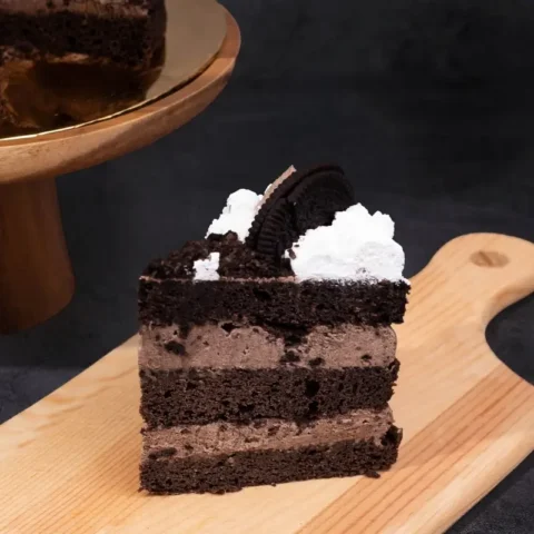 Oreo Chocolate Vegan Cake (Slice)