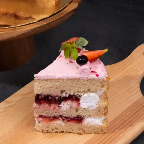 Strawberry Victoria Vegan Cake (Slice)