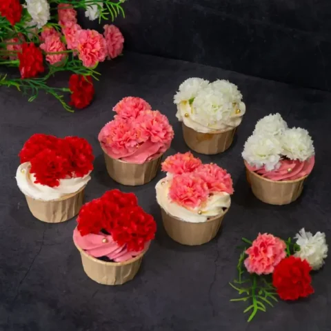 Carnation Cupcakes