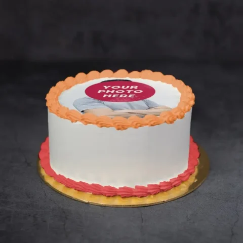 Round Edible Image Designer Cake