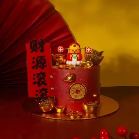 Golden Wealth Designer Cake