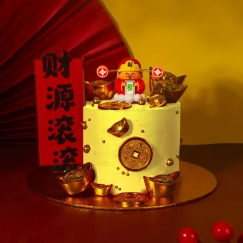Golden Wealth Designer Cake