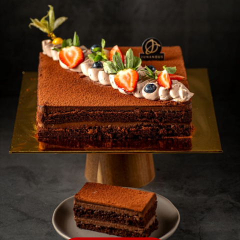 Gianduja Dark Chocolate Cake