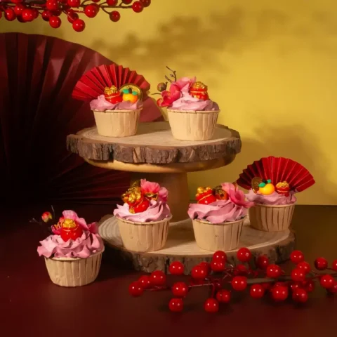 Oriental Ruby Cupcakes