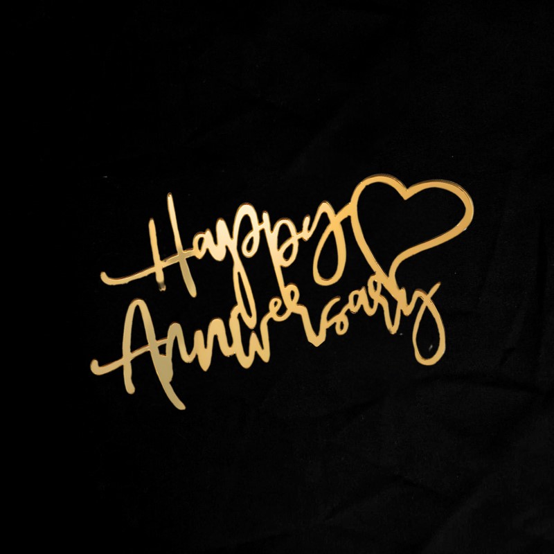 Happy Anniversary Topper
